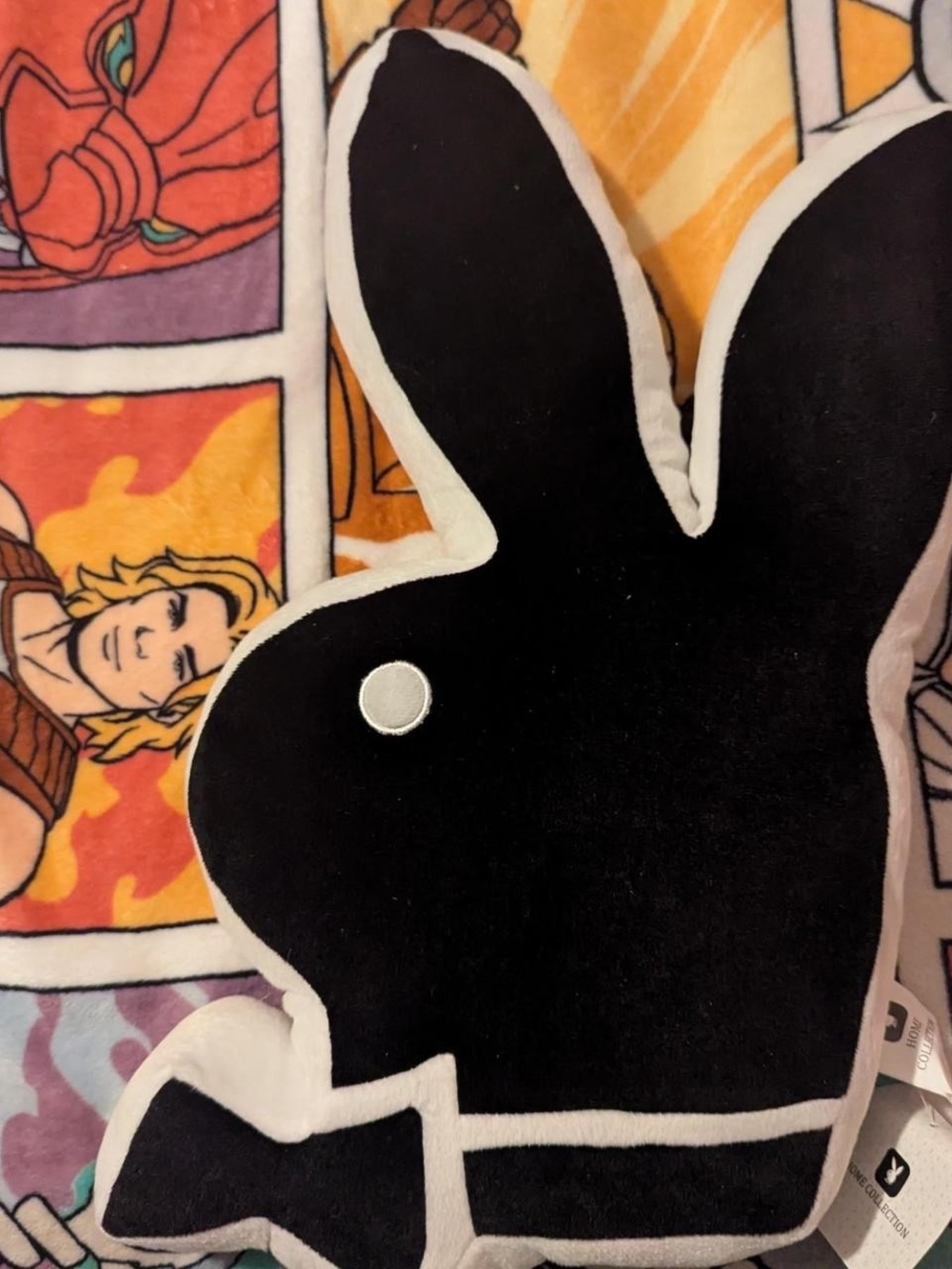Playboy Black Bunny Pillow